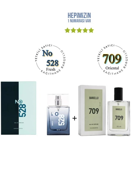 No: 528 + 709 Erkek Parfüm Edp 50 ml Fresh / Oriental - Mnms50no528709 ürün görseli 1