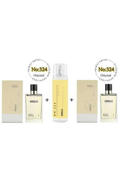 324 + 324 Kadın Parfüm edp 50 ml Oriental + No:324 Body Mist Kadın 210 ml Oriental Edt -mnms324bmset ürün görseli 1