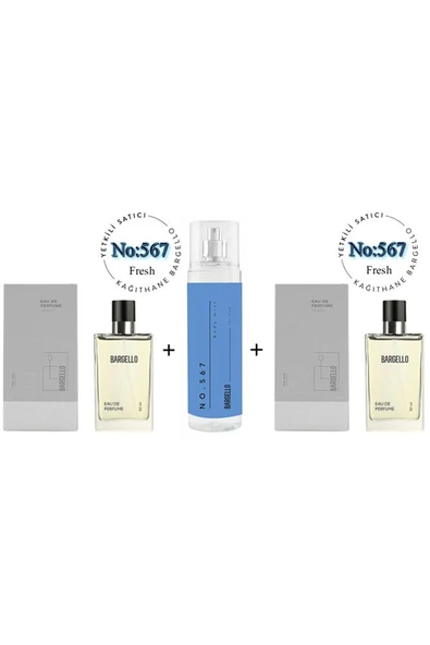 567 + 567 Erkek Parfüm 50 ml Edp Fresh + No:567 Erkek Body Mist Edt 210 ml Fresh - mnms567bmset ürün görseli 1