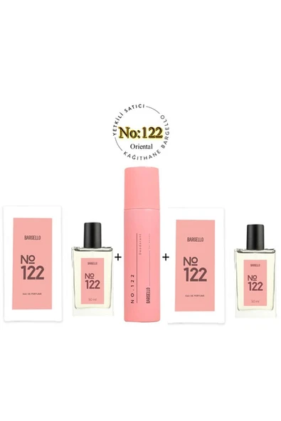 122 122 Kadın Parfüm 50 ml Edp No:122 Kadın Deodorant 150 ml Oriental - Mnms122deo2 ürün görseli 1