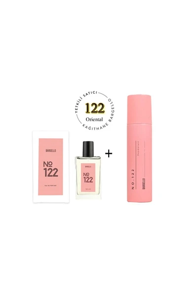 122 Kadın Parfüm Edp 50 ml Oriental No122 Kadın Deodorant 150 ml - Mnms200122 ürün görseli 1