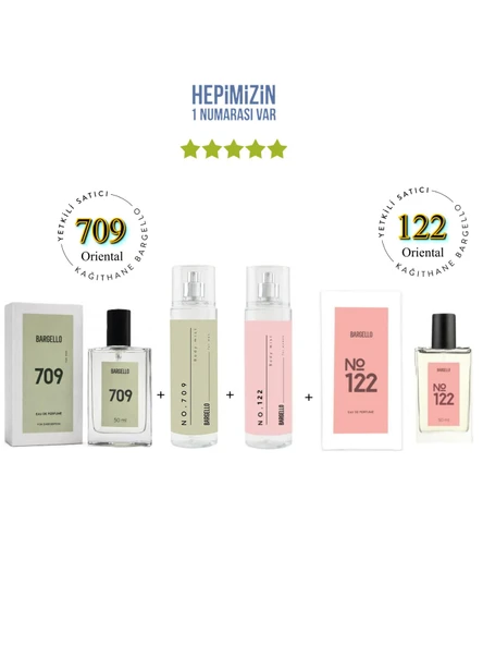709 122 Edp 100 ml Kadın Parfüm Set No:709 No:122 Edt Body Mist - Mnms50709bmno122 ürün görseli 1