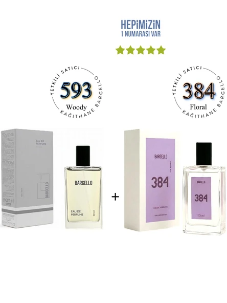 593 + 384 Erkek / Kadın Parfüm Edp 50 ml Fresh / Floral - Mnms50593384 ürün görseli 1