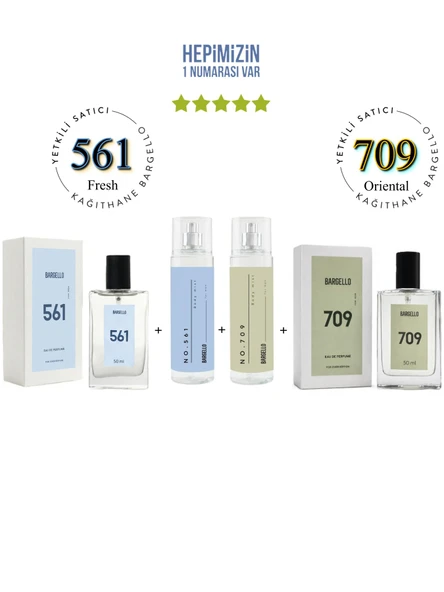 561+709 edp 100 ml \ No:561 + No:709 edt Body Mist ürün görseli 1
