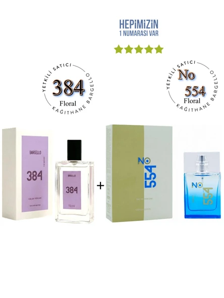 384 + No: 554 Kadın/unisex Parfüm Edp 50 ml Floral - Mnms50384554 ürün görseli 1