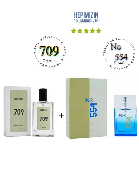 709 No: 554 Erkek/unisex Parfüm Edp 50 ml Oriental/floral -mnms50709554 ürün görseli 1
