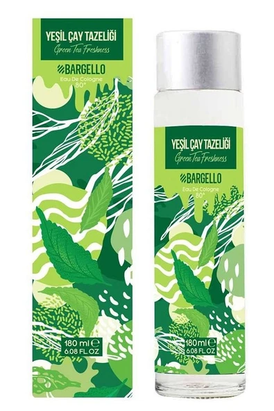 Yeşil Çay 180 ml Cam Şişe Dökme Kolonya Edc - Mnms180edcyeş ürün görseli 1