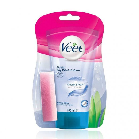 Veet Tüy Dökücü Krem Duşta 150ml Hassas Ciltler ürün görseli 1
