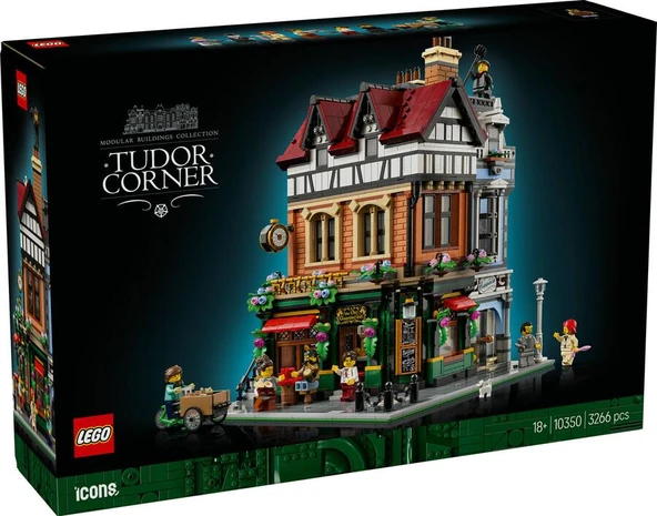 LEGO Icons 10350 Tudor Corner ürün görseli 1