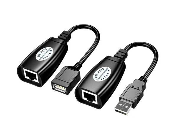 Usb Extrender, 50 Metre Rj45, Usb Uzatma Kablosu, Cat5 – Cat6 uyumlu, ürün görseli 1
