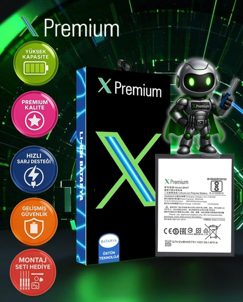 ​Xiaomi Redmi 6 Pro / Mi A2 Lite BN47 Batarya Xpremium Pil Süper Yüksek Kalite 4000 mAh ürün görseli 1