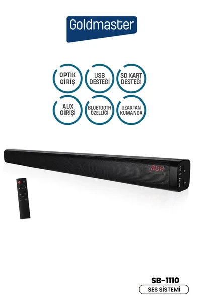 GOLDMASTER SB-1110 BT SOUND BAR ürün görseli 1
