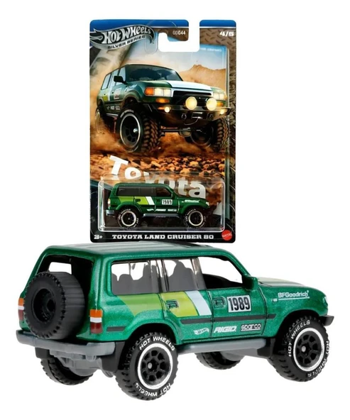 Hot Wheels Toyota Trucks Serisi TOYOTA LAND CRUISER 80 JCB74 ürün görseli 1