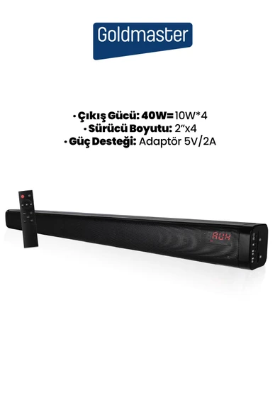 GOLDMASTER SB-1110 BT SOUND BAR - Resim 3