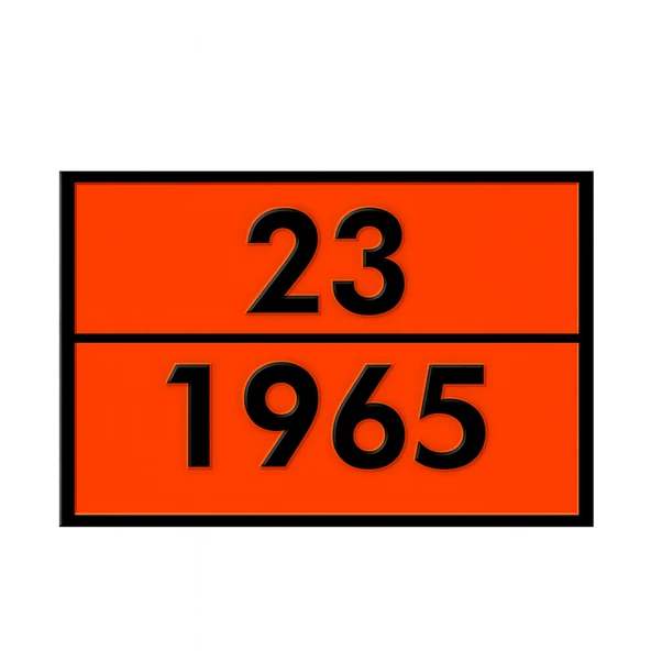 Metal 40x30 cm Levha (1 Çift ) 23-1965 Tehlikeli Madde Uyarısı LPG Tankeri Taşıma Depolama Petrol ürün görseli 1