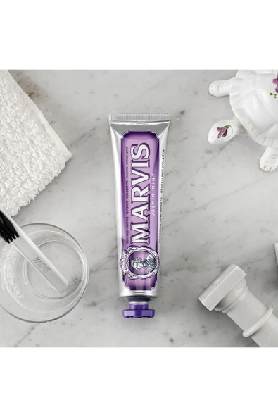 MARVİS Jasmin Mint Yaseminli Diş Macunu 85 ML - Resim 7