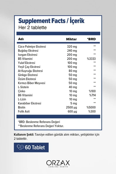 OCEAN Capillus Men 60 Tablet - Resim 2