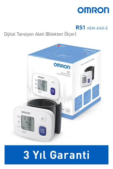OMRON Rs1, Kolay Taşınabilir Bilekten Ölçer Tansiyon Aleti ürün görseli 1