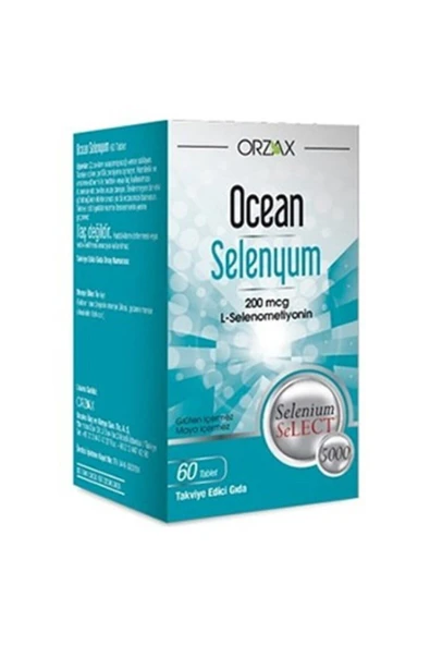 OCEAN Orzax Selenyum 200mcg 60 Tablet ürün görseli 1