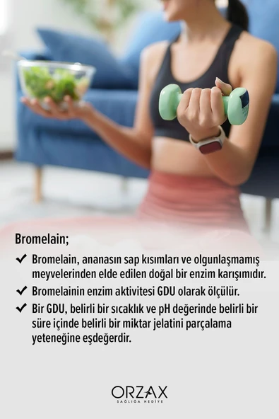 OCEAN Bromelain 500 Mg 30 Kapsül - Resim 4