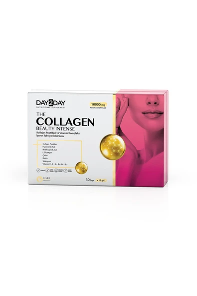 DAY2DAY The Collagen Beauty Intense 30 Saşe ÇİLEK Aromalı ürün görseli 1