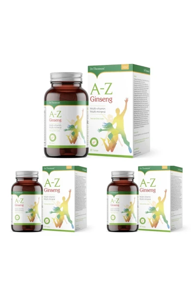 DR. THOMSON Dr.thomson A-z Ginseng Multi-vitamin Multi-mineral 30 Tb. (8697781960887) 3 Lü Paket ürün görseli 1