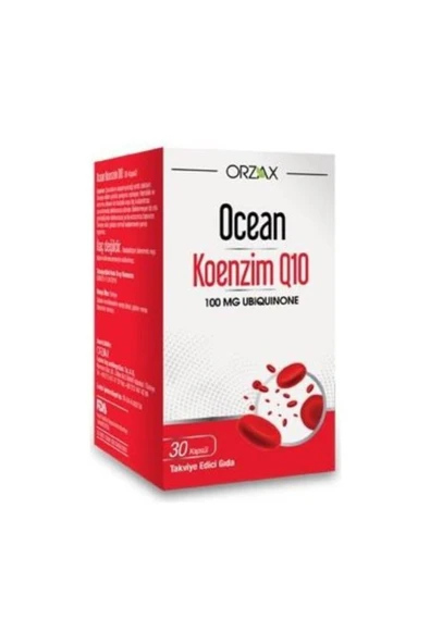 OCEAN Orzax Koenzim Q10 100mg 30 Kapsül ürün görseli 1