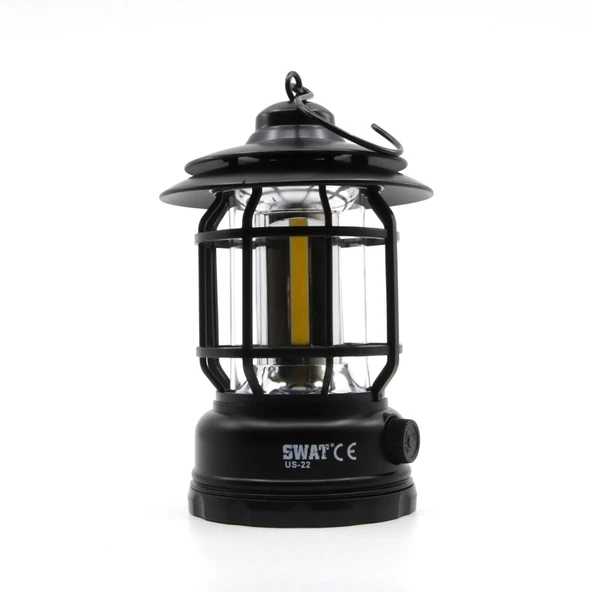SWAT LED ŞARJLI KAMP FENERİ 10W 1000 LÜMEN US-22 ürün görseli 1