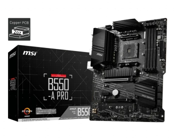MSI B550-A PRO DDR4 4400(OC)Mhz HDMI / DP ATX AM4 ürün görseli 1
