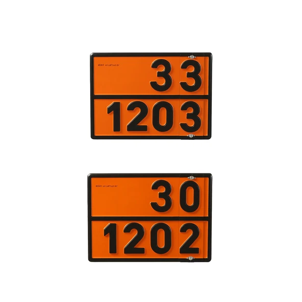 Metal 40x30 cm Tokalı Levha (1 Adet) 33-1203 ve 30-1202 Değiştirilebilir Rakamlı Tehlikeli Madde ürün görseli 1
