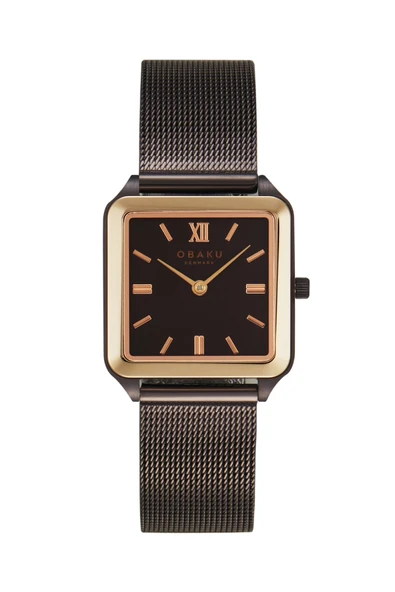 Obaku Denmark V309LXXNMN Quartz Hasır Kahverengi 26 mm Kadın Kol Saati ürün görseli 1