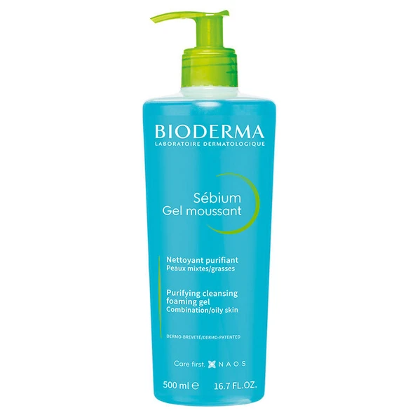 Bioderma Sebium Foaming Cilt Temizleme Jeli 500 ml ürün görseli 1