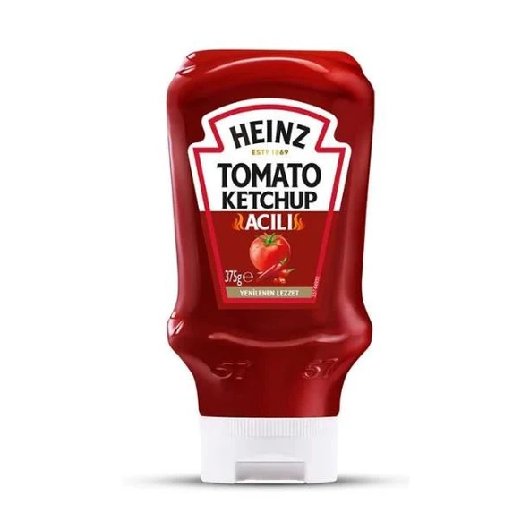 Heinz Tomato Ketchup Acılı Ketçap 375 gr ürün görseli 1