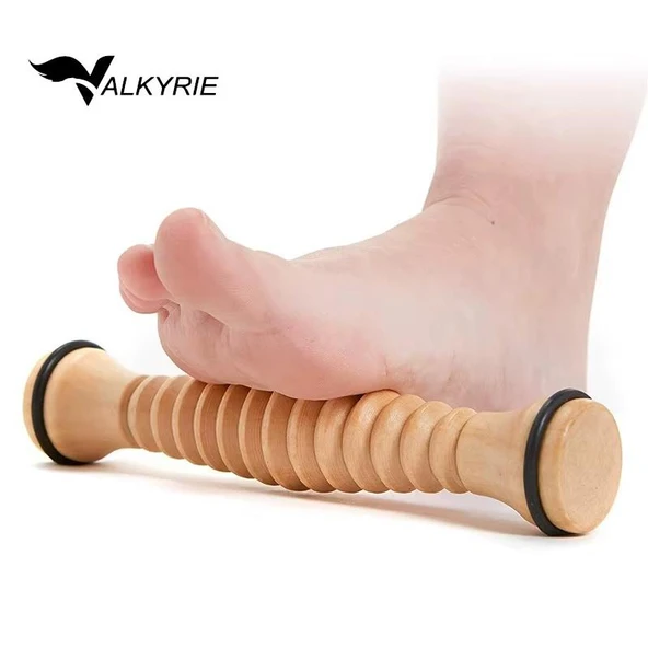 Valkyrie Ahşap Ayak Masaj Rolü Derin Doku, Plantar Fasciitis Rahatlaması & Refleksoloji ürün görseli 1