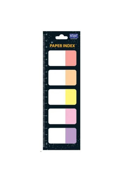 Index Kağıt 25x42mm 5 Renk* 20yp Flag 1555 ürün görseli 1