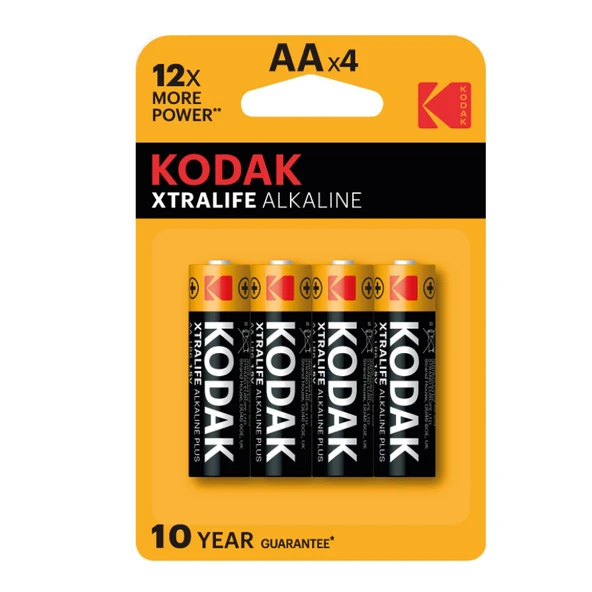 KODAK XTRALIFE ALKALİNE  AAX4 1,5X4 LÜ  KALEM PİL ürün görseli 1
