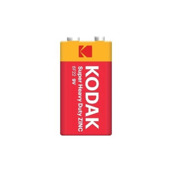 KODAK SUPER HEAVY DUTY ZİNC 6F22 9V PİL ürün görseli 1