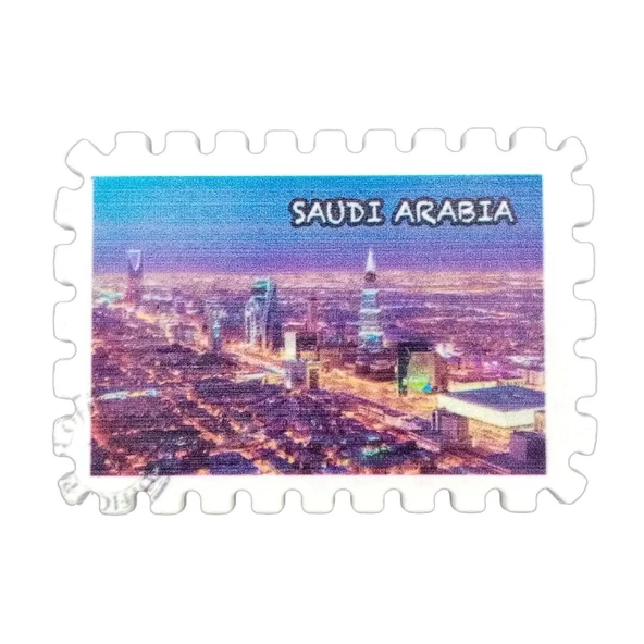 Suudi Arabistan Temalı Pul Magnet ürün görseli 1