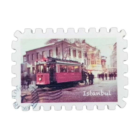 İstanbul Temalı Pul Magnet ürün görseli 1