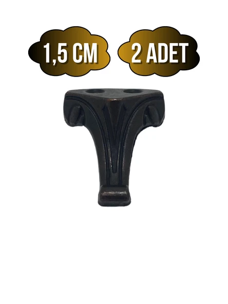Moda Metal Ayak Çeyiz ve Hediye Kutusu Mobilya Ayağı(BRONZ) Bronz 1.5cm 1.5cm - 2 ADET ürün görseli 1