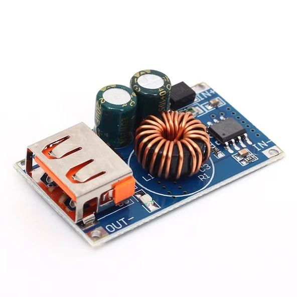 USB DC Step-Down Modül 12V24V to QC3.0 Mobil Telefon Hızlı Şarj Modülü QCMINI ürün görseli 1