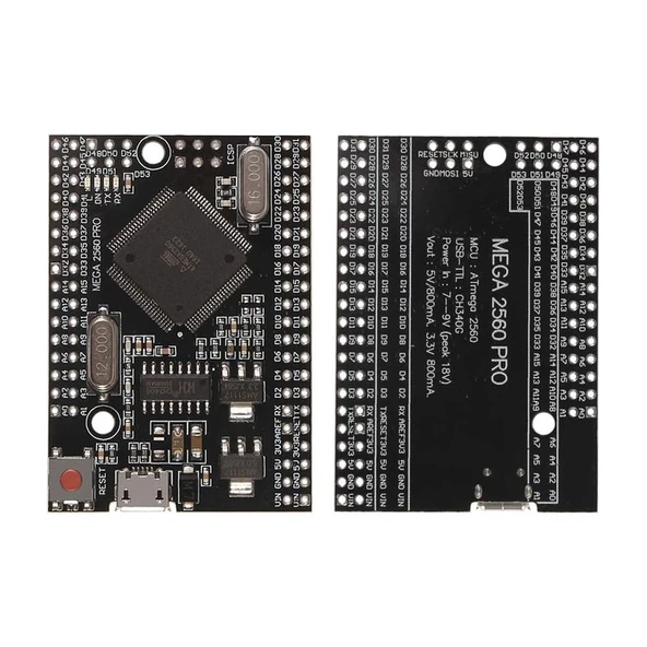 Mega2560 Pro ATmega2560-16AU USB CH340G Arduino - Resim 6