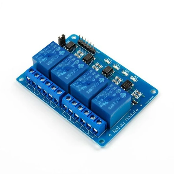 4 Yönlü Röle Optocoupler Gösterge Işıklı Output 5V - Resim 2