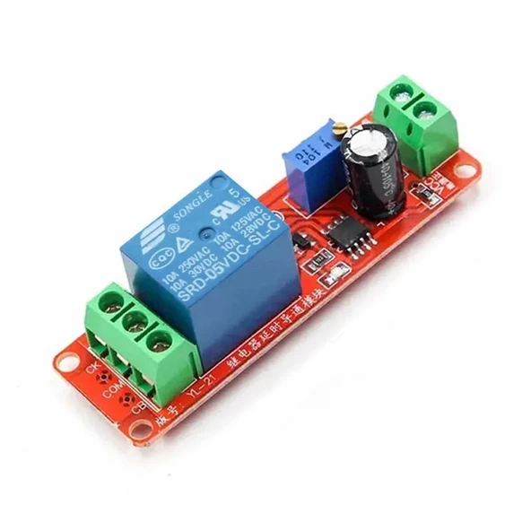 NE555 Zaman Gecikmeli Röle Kartı Monostable (5V) Otomotiv Elektrikli Aletler ürün görseli 1