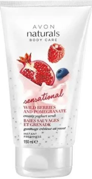 Naturals, Wild Berries and Pomegranate, Creamy Yoghurt Scrub ürün görseli 1