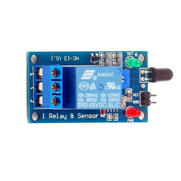 5V Infrared Alev Sensörü Flame Sensor Module - Resim 4