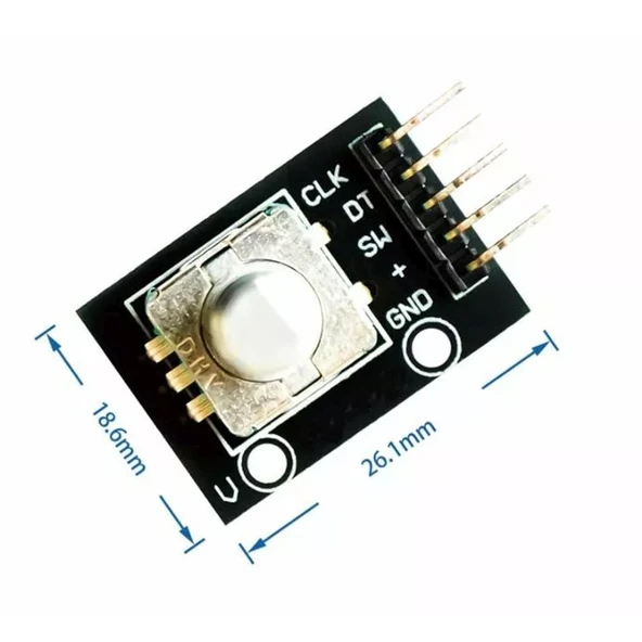 360 Derece Rotary Encoder KY-040 - Resim 4