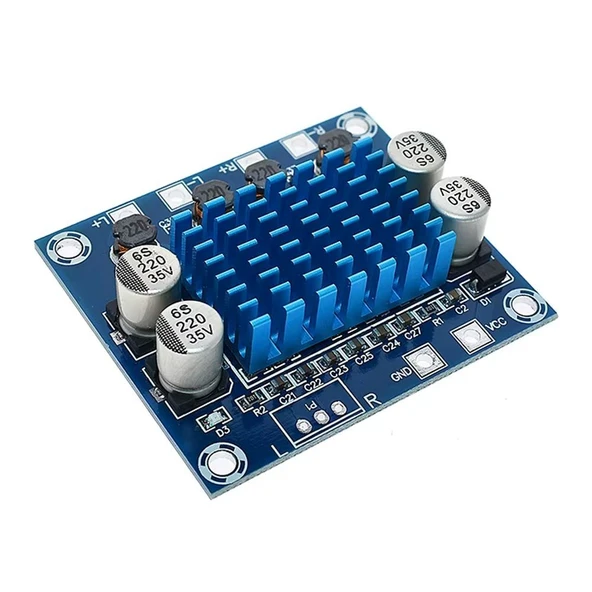 XH-A232 HD Dijital Audio Ses Güç Amplifikatörü Arttırıcı Modül 12V24V Ses Genişletme Kartı Dual Kanal 30W ürün görseli 1
