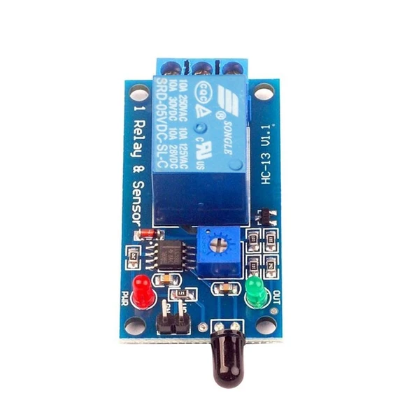 5V Infrared Alev Sensörü Flame Sensor Module - Resim 6