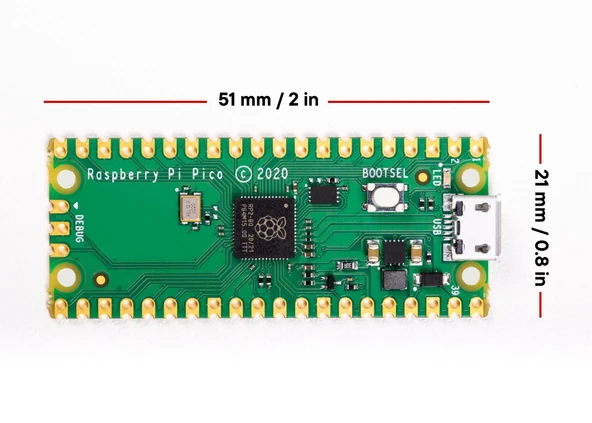 Raspberry Pi PICO RP2040 - Resim 4